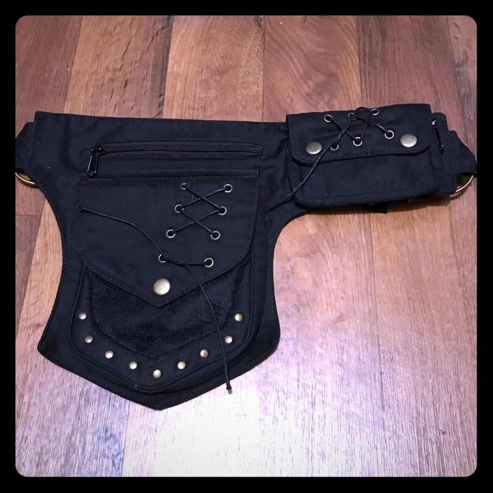 Steam punk hip pouch